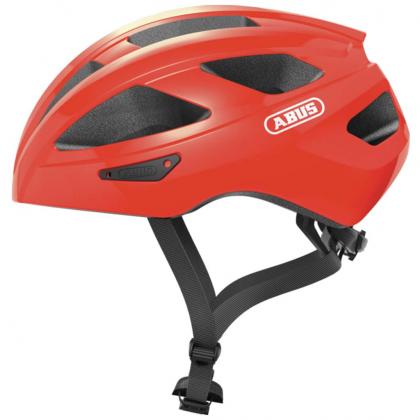 Abus orange top helmet